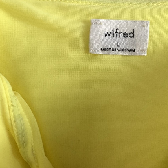 Aritzia Wilfred Nyla Lemon Meringue Bodysuit Size Large - Picture 7 of 9